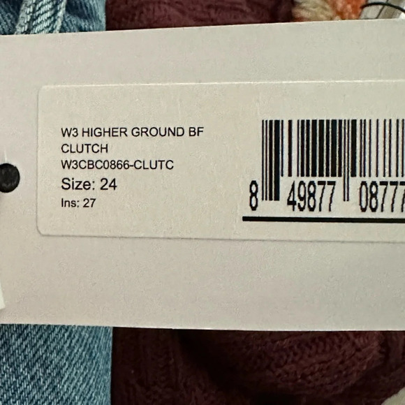 3x1 Boyfriend Jeans Ripped Knee Jeans Boyfriend Straight Grunge Size 24 - Picture 9 of 13